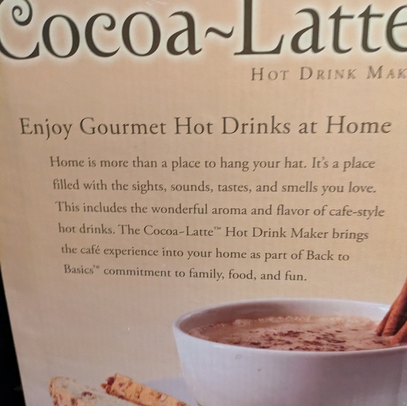 Cocoa Latte hot drink maker in box very good condition - Picture 4 of 8